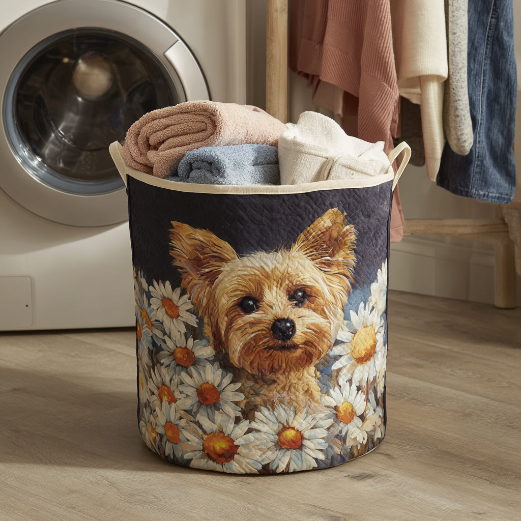 Floral Yorkshire Padded Laundry Basket