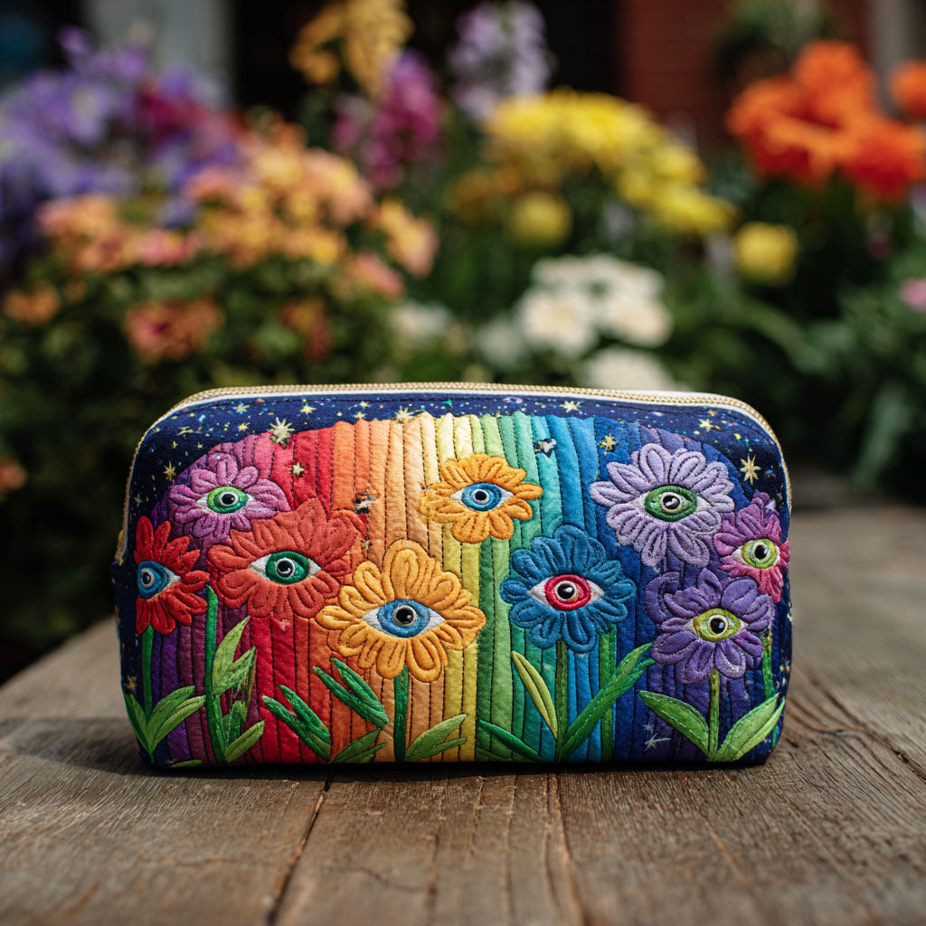 Retro Forest Quilted Toiletry Bag - Joke Collection