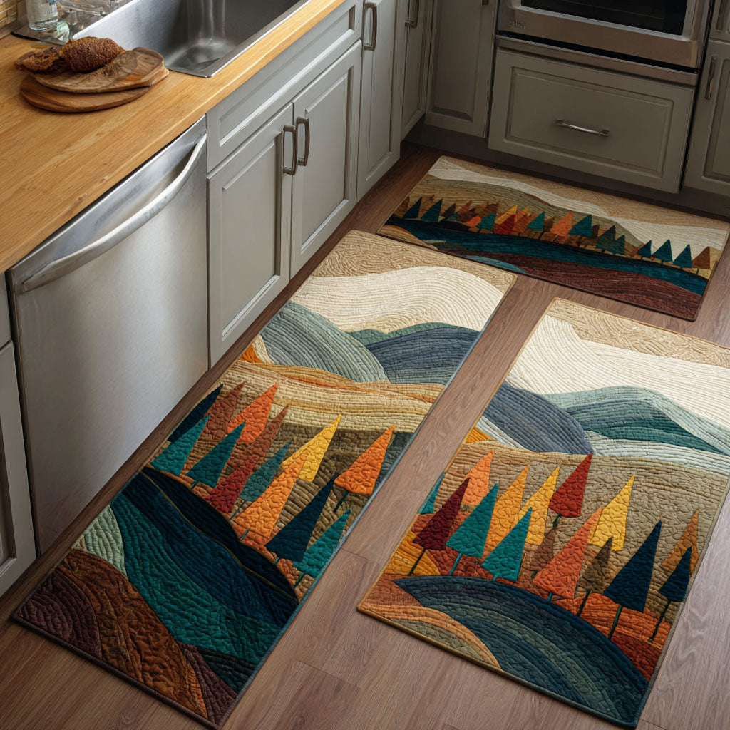 Merel - Forest Meadow Kitchen Mat