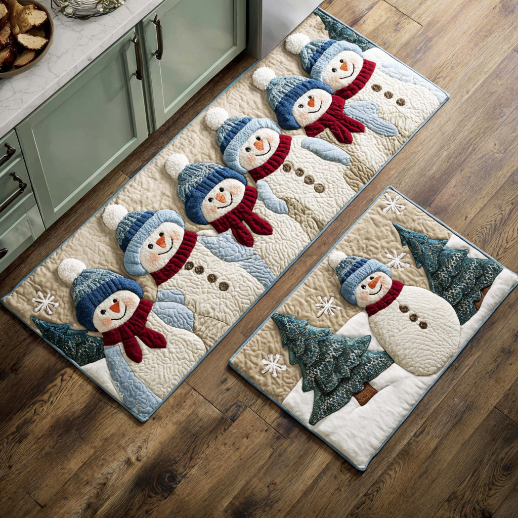Nova Soft Light Winter Kitchen Mat