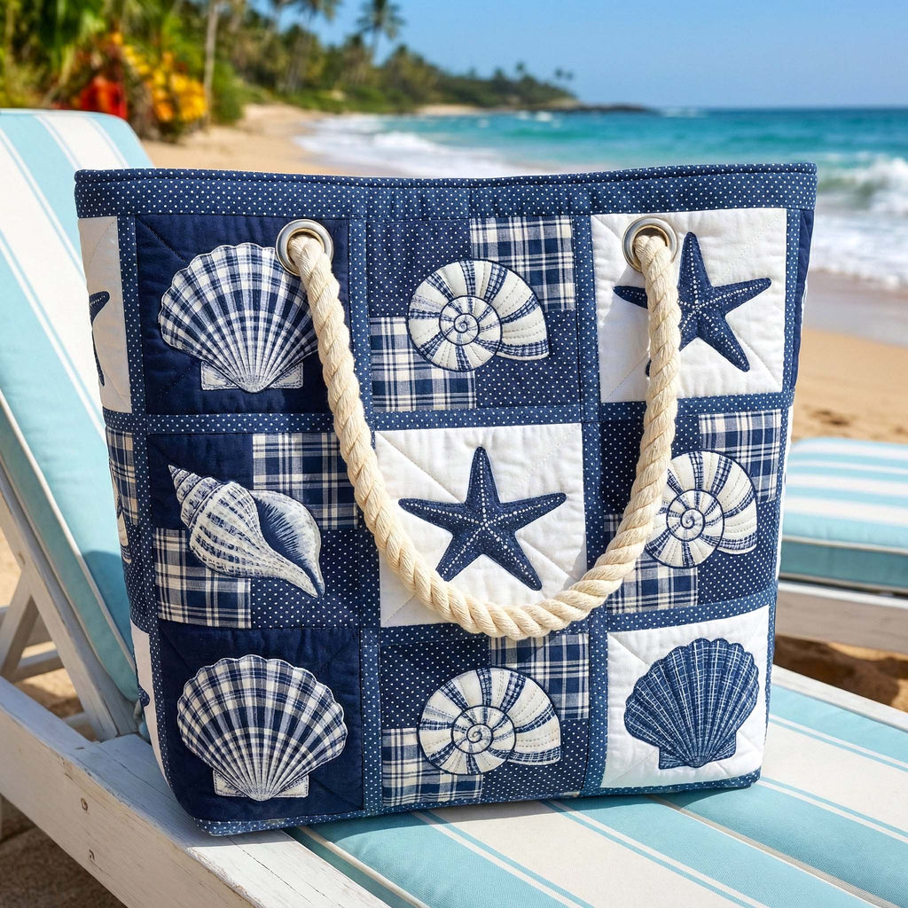 Handmade Beach Bag | Serenity of Shells