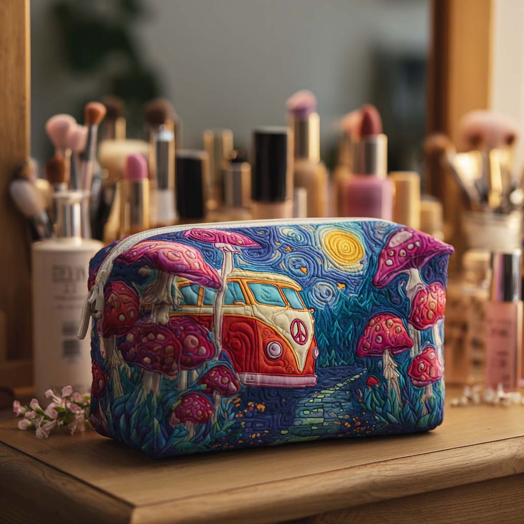 Hilde - Galactic Journey Quilted Toiletry Bag