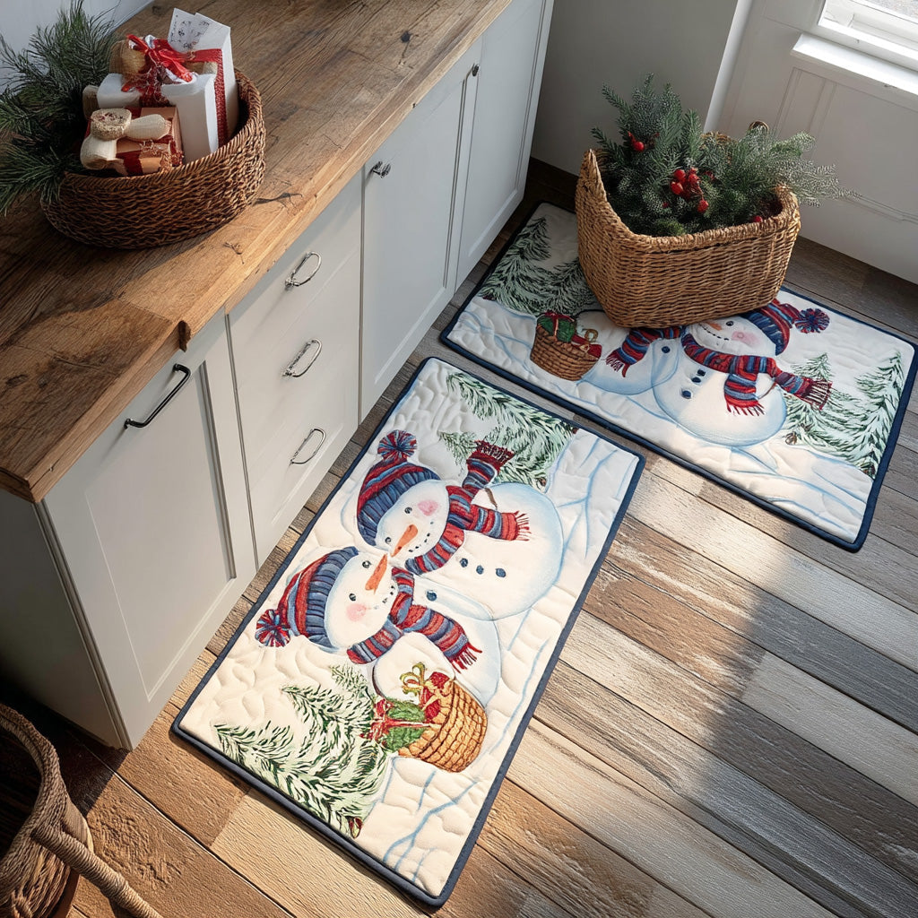 Grietje - Elegant Winter Kitchen Mat