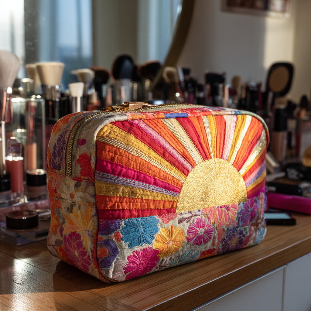 Neeltje - Golden Horizon Quilted Toiletry Bag