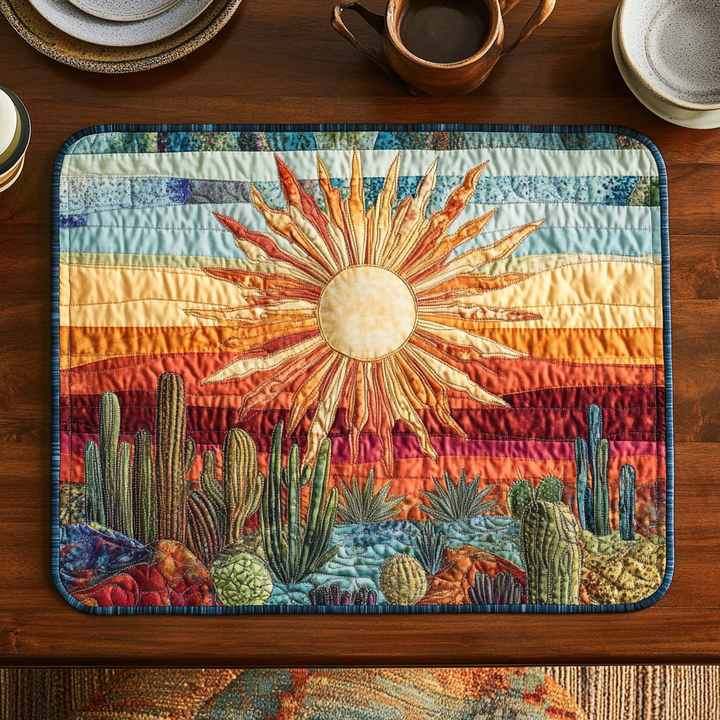 Femke - Golden Horizon Quilted Placemat