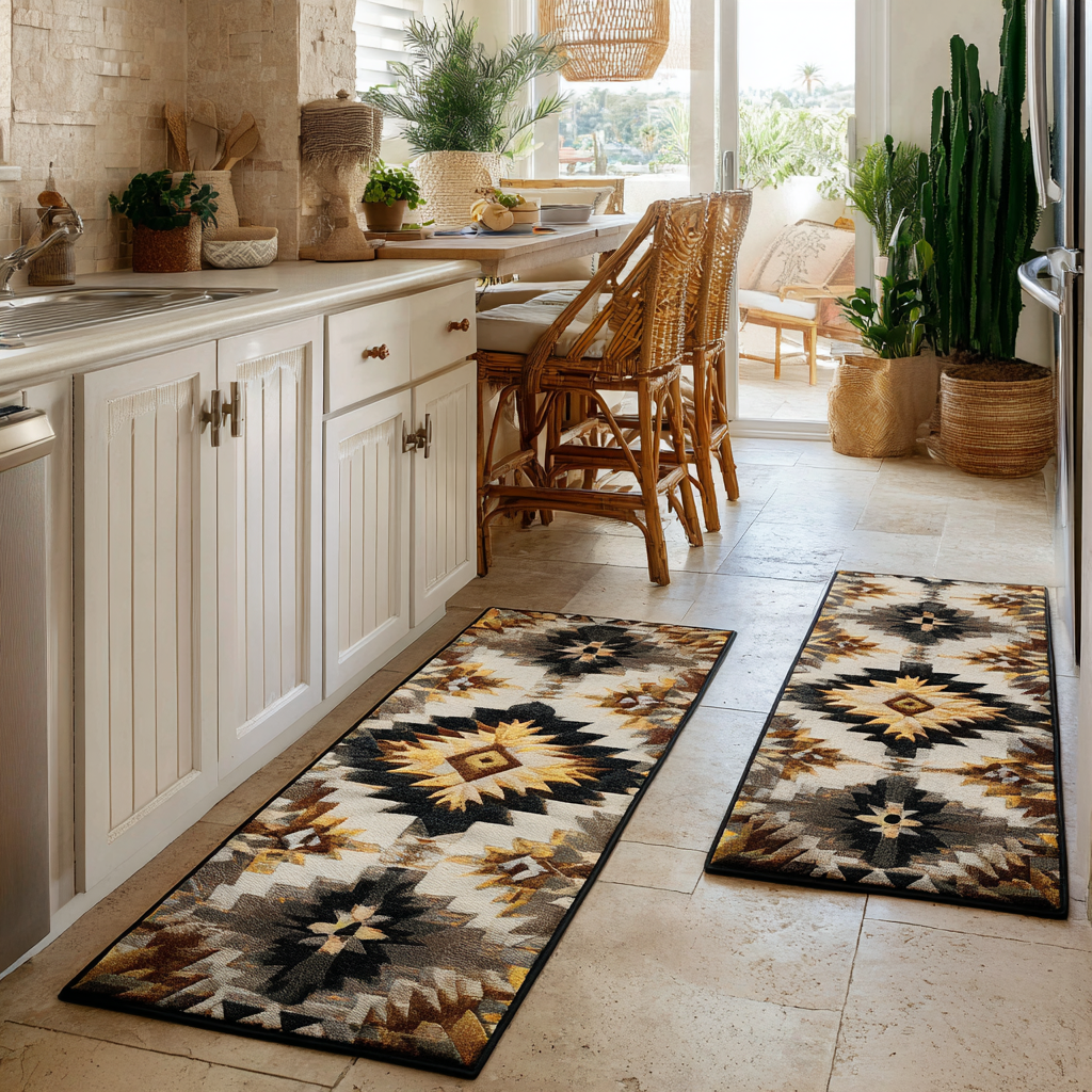 Gold Kitchen Mat Pad by Liv