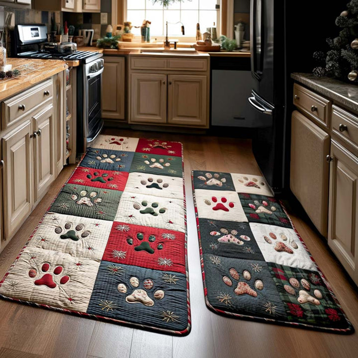 Hanneke - Paw Print Kitchen Mat