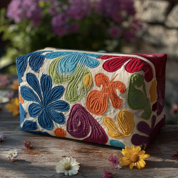 Karin - Harmonious Pattern Quilted Toiletry Bag