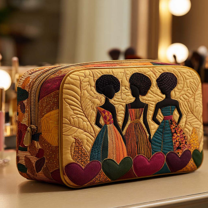 Astrid - Heartfelt Quilted Toiletry Bag