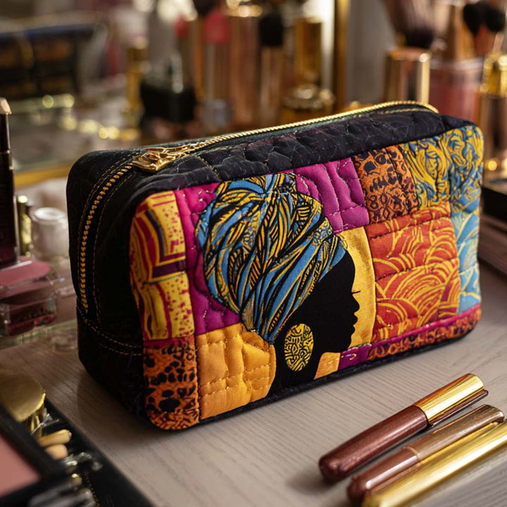Yvonne - Bright Heritage Style Quilted Toiletry Bag
