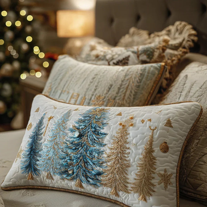 Festive Forest Padded Cushion Cover