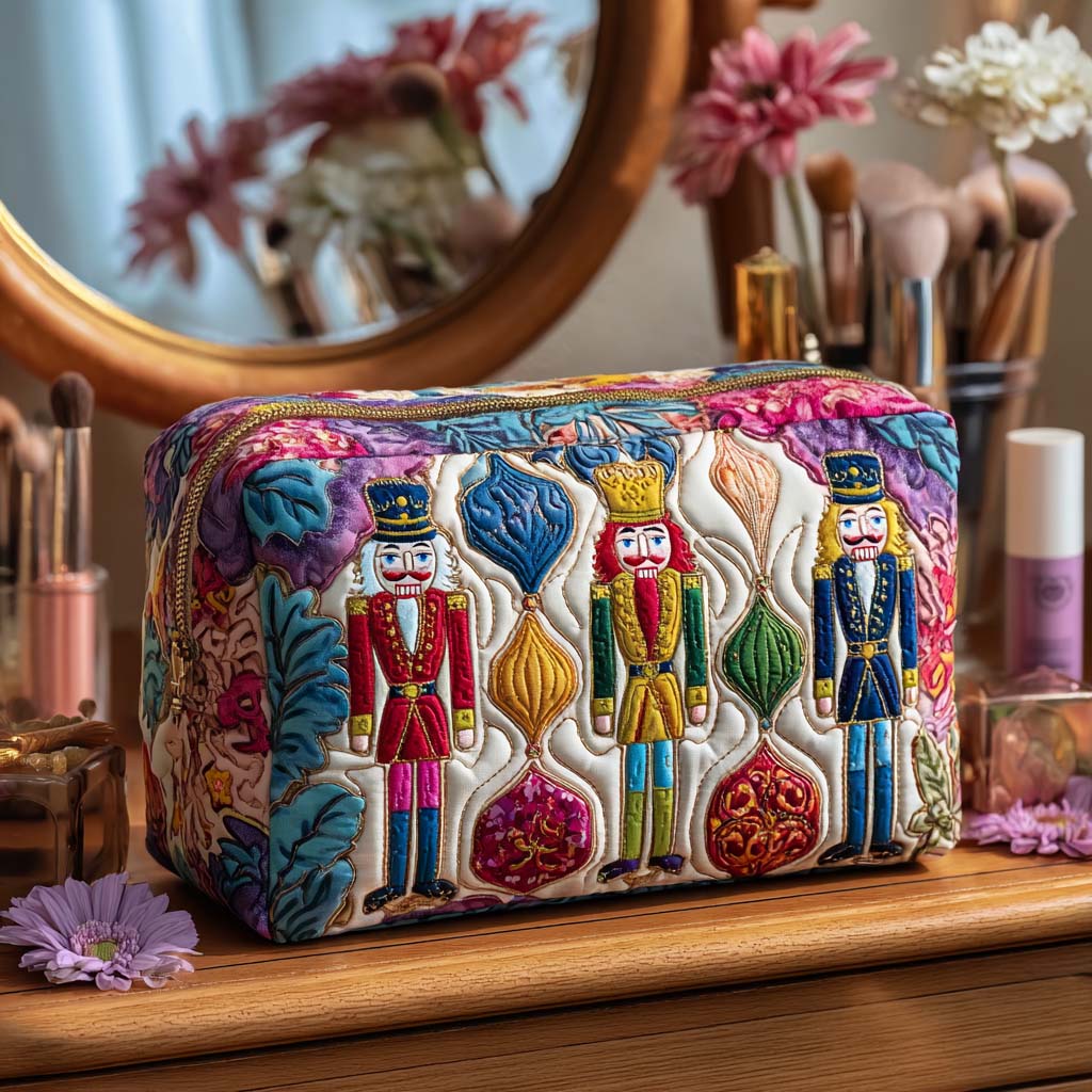 Sandra - Christmas Soldier Quilted Toiletry Bag