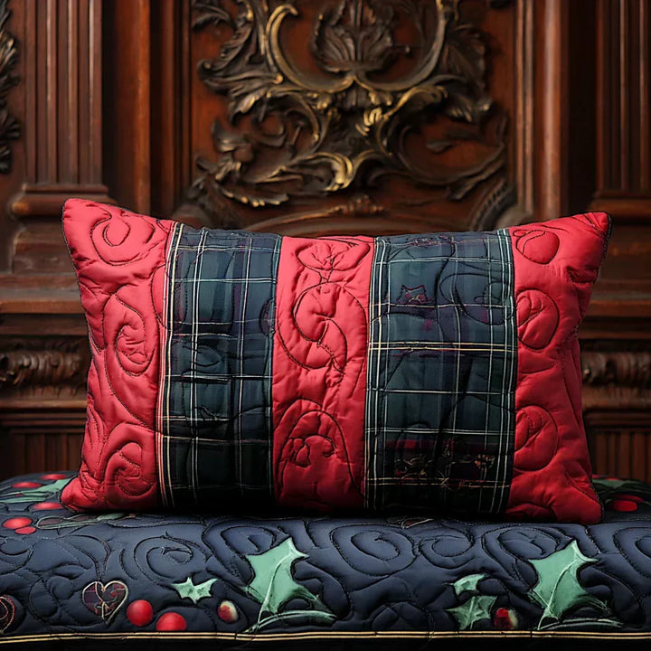 Festive Heart Decorative Pillowcase
