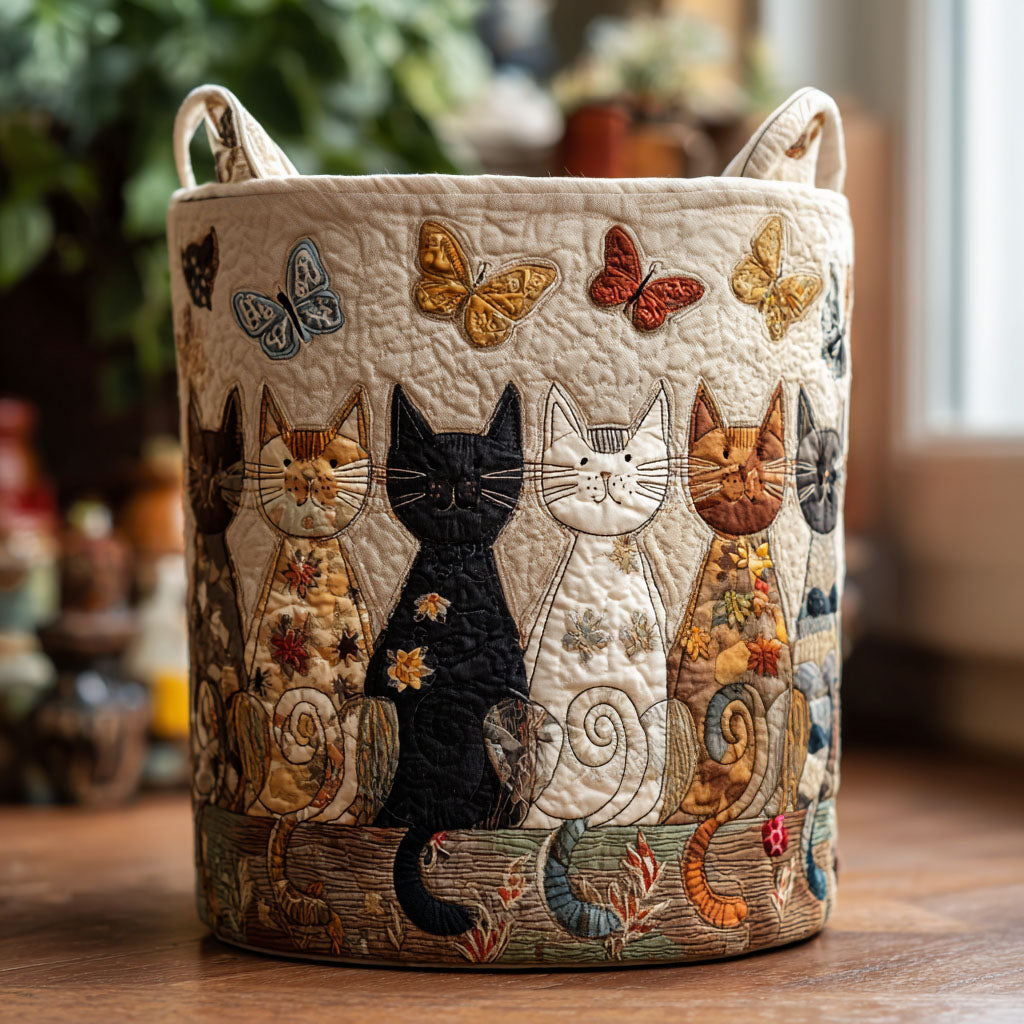 Snorren Quilted Laundry Hamper