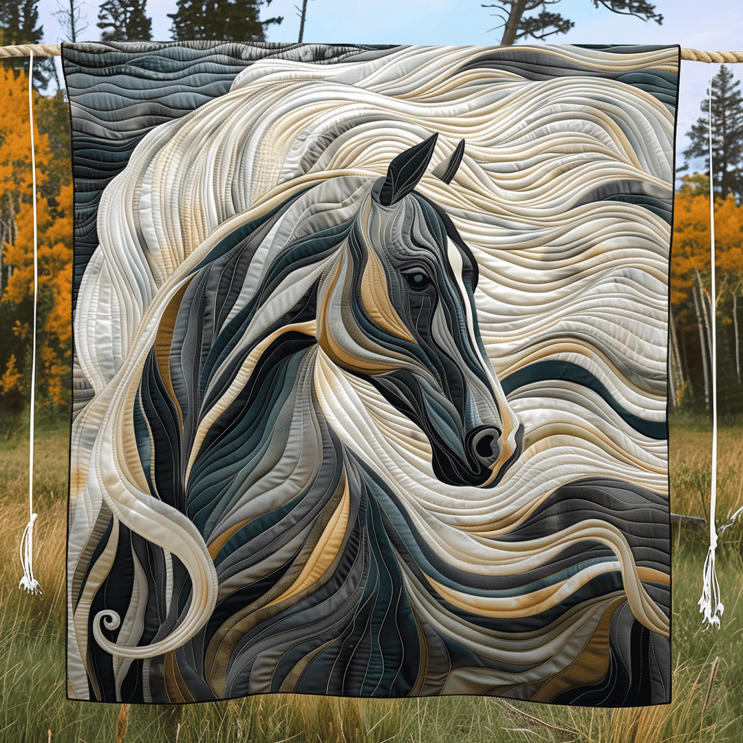 Monique - Graceful Quilted Horse Blanket
