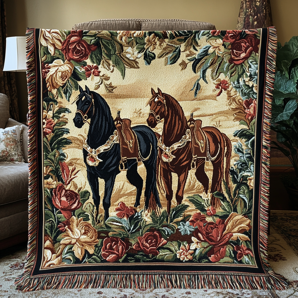 Iris - Quilted Blanket for Horse Sanctuary