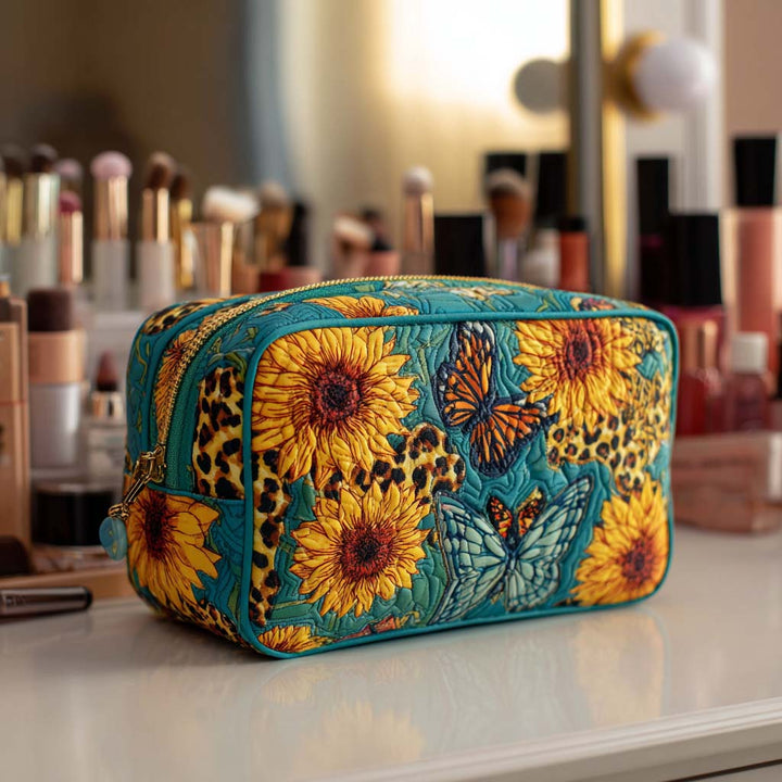 Sacha - Cheerful Petals Quilted Toiletry Bag