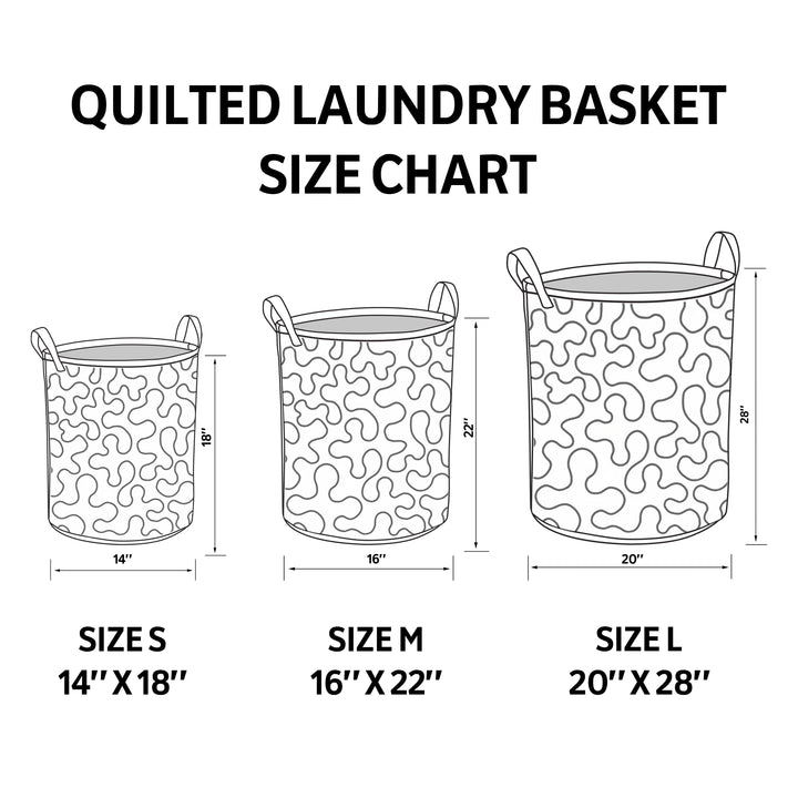 Sea Turtle Design Upholstered Laundry Basket