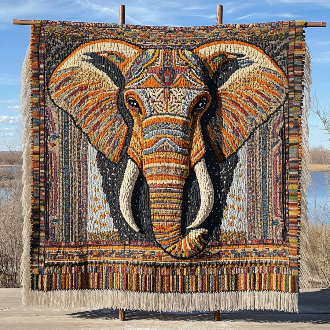 Lynn - Majestic Tusk Quilted Blanket