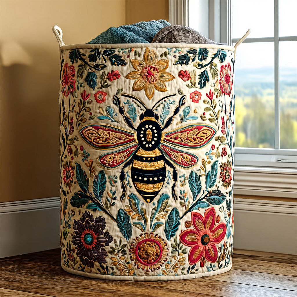 Spirit of the Prairies Padded Laundry Basket