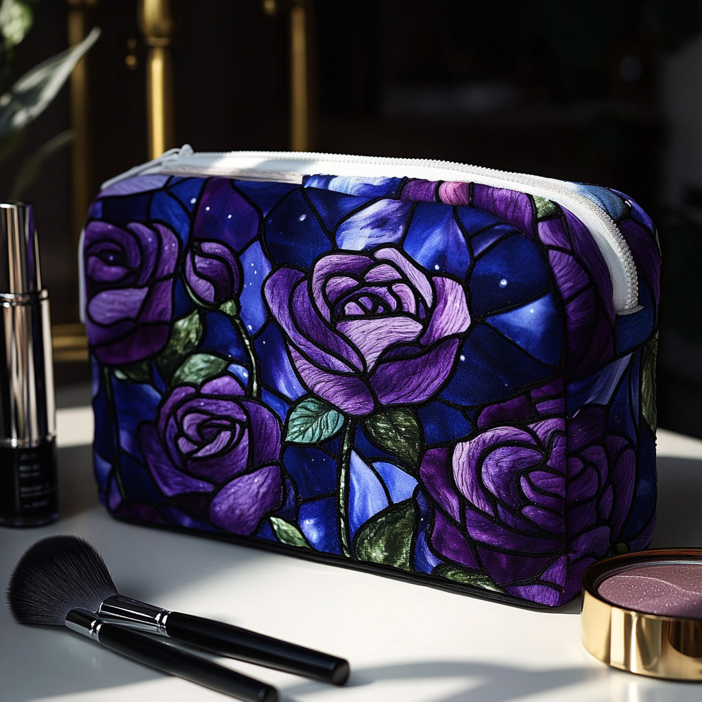 Rianne Night Rose Quilted Toiletry Bag