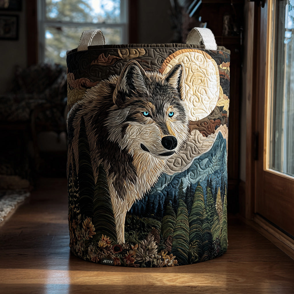 Moonlit Tears Upholstered Laundry Basket