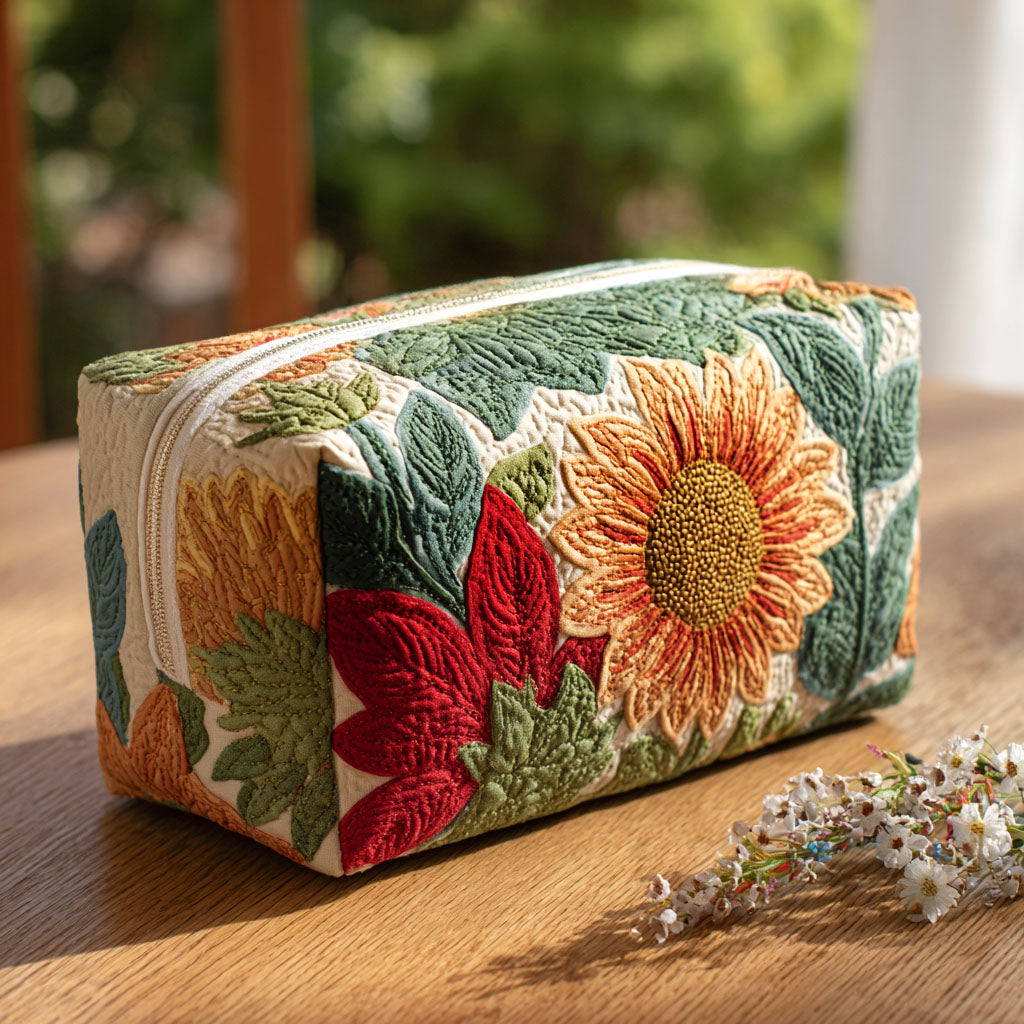 Carlijn Morning Blossom Quilted Toiletry Bag