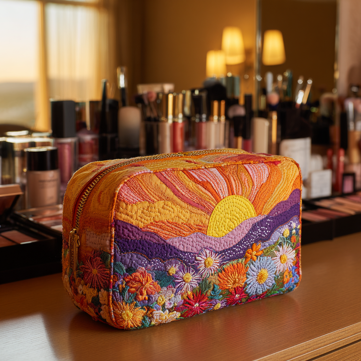 Renske - Morning Light Quilted Toiletry Bag