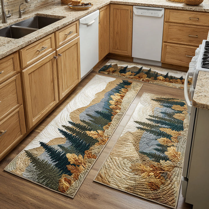Xandra Natural Landscape Kitchen Mat