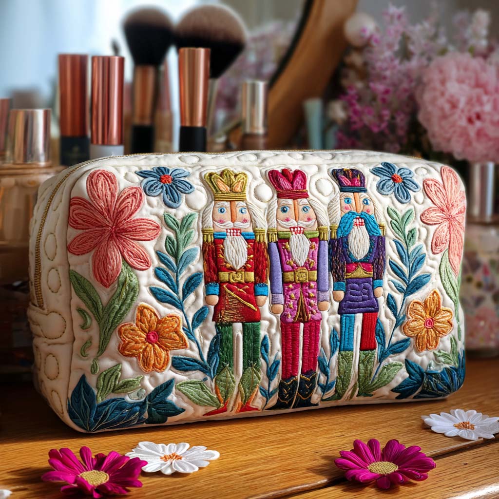 Jara Nutcracker Quilted Toiletry Bag