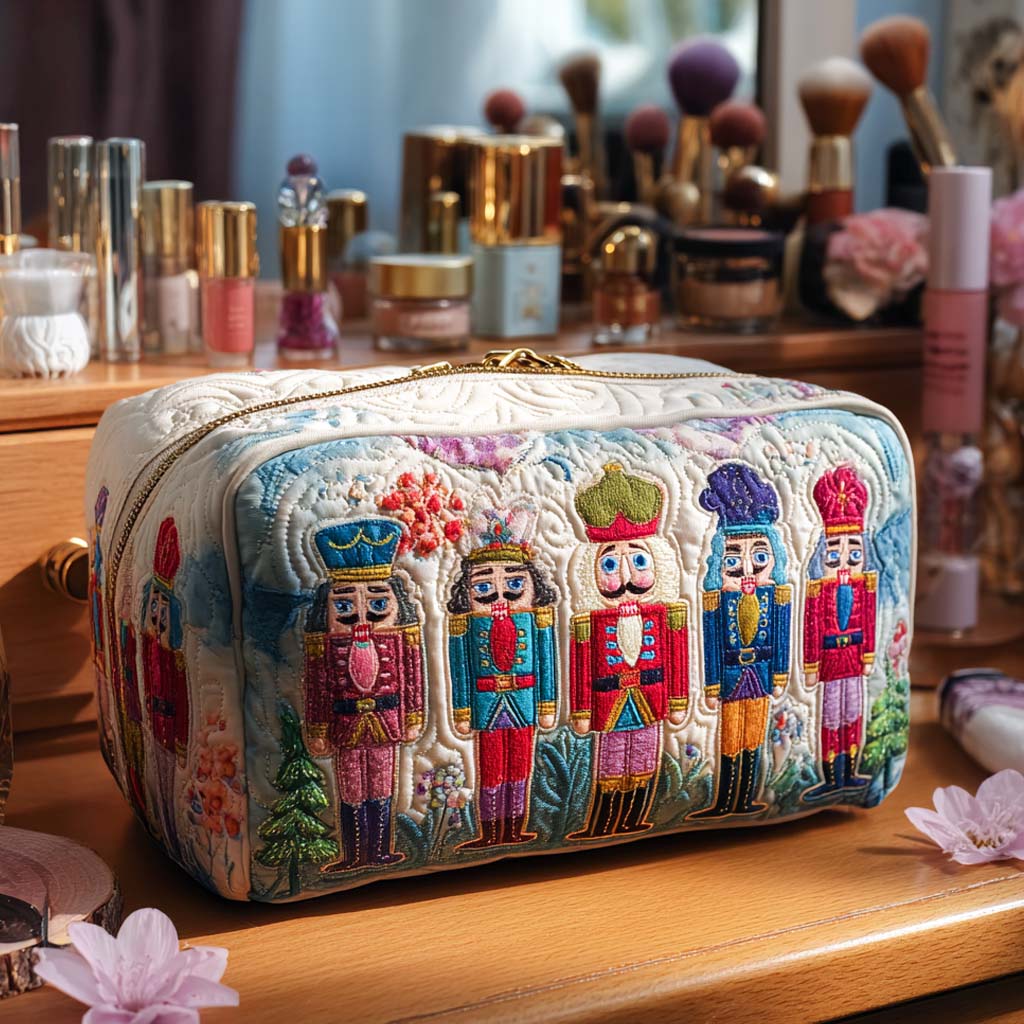 Marit - Christmas Nutcracker Padded Toiletry Bag