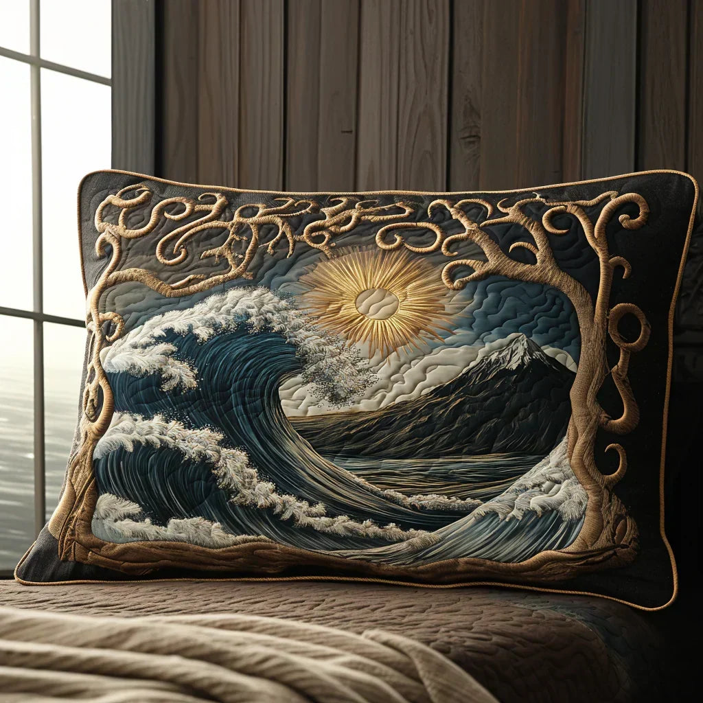 Padded Pillowcase - Ocean Waves