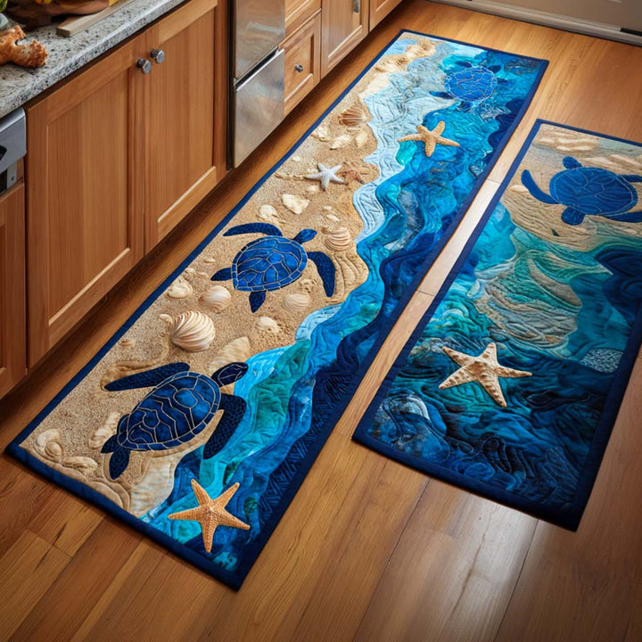 Noor Oceanic Elegance Kitchen Mat