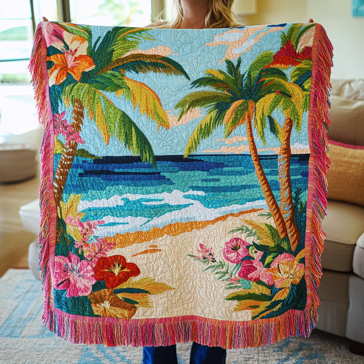 Marieke - Paradise Escape Quilted Blanket