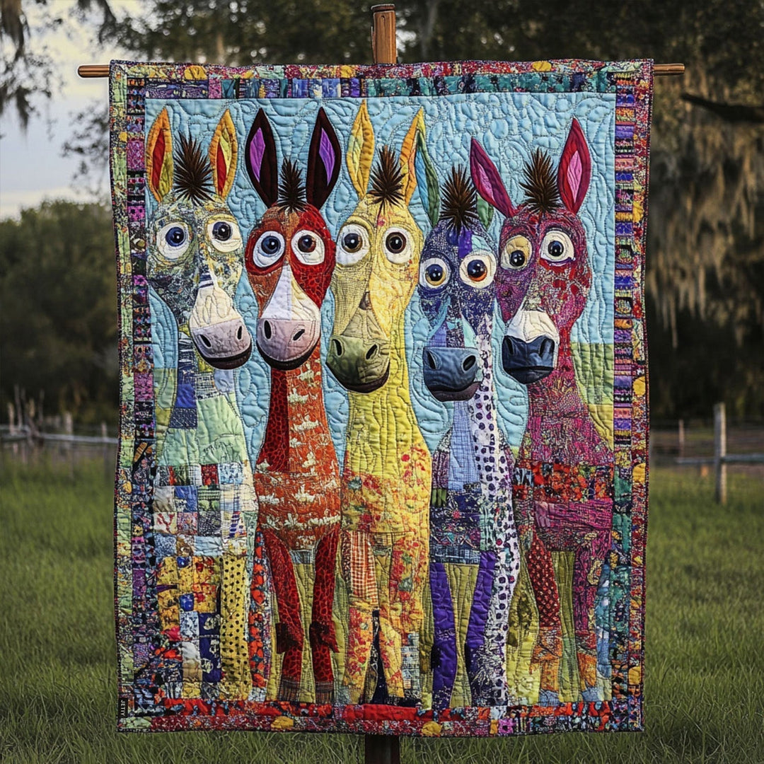 Sacha - Patchwork Pony Quilted Blanket