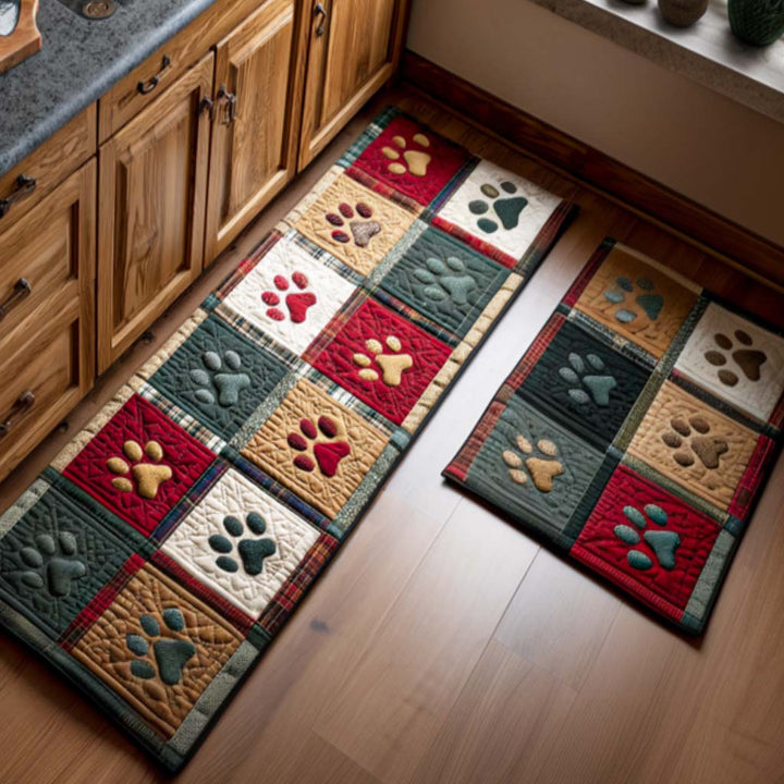 Gerda - Paw Print Kitchen Mat