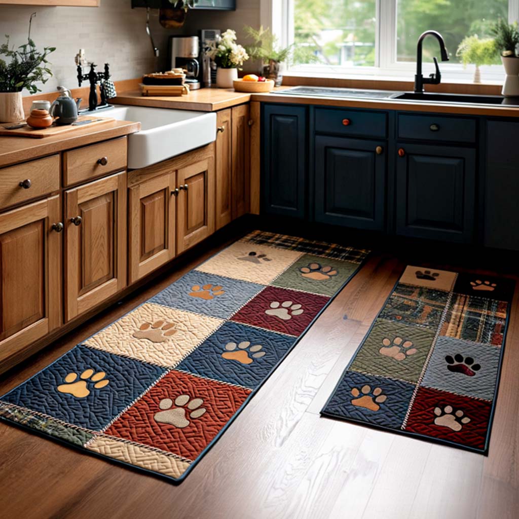 Marije - Paw Print Kitchen Mat