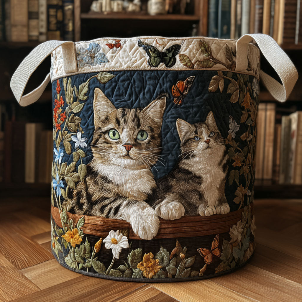 Garden Paws Quilted Hamper