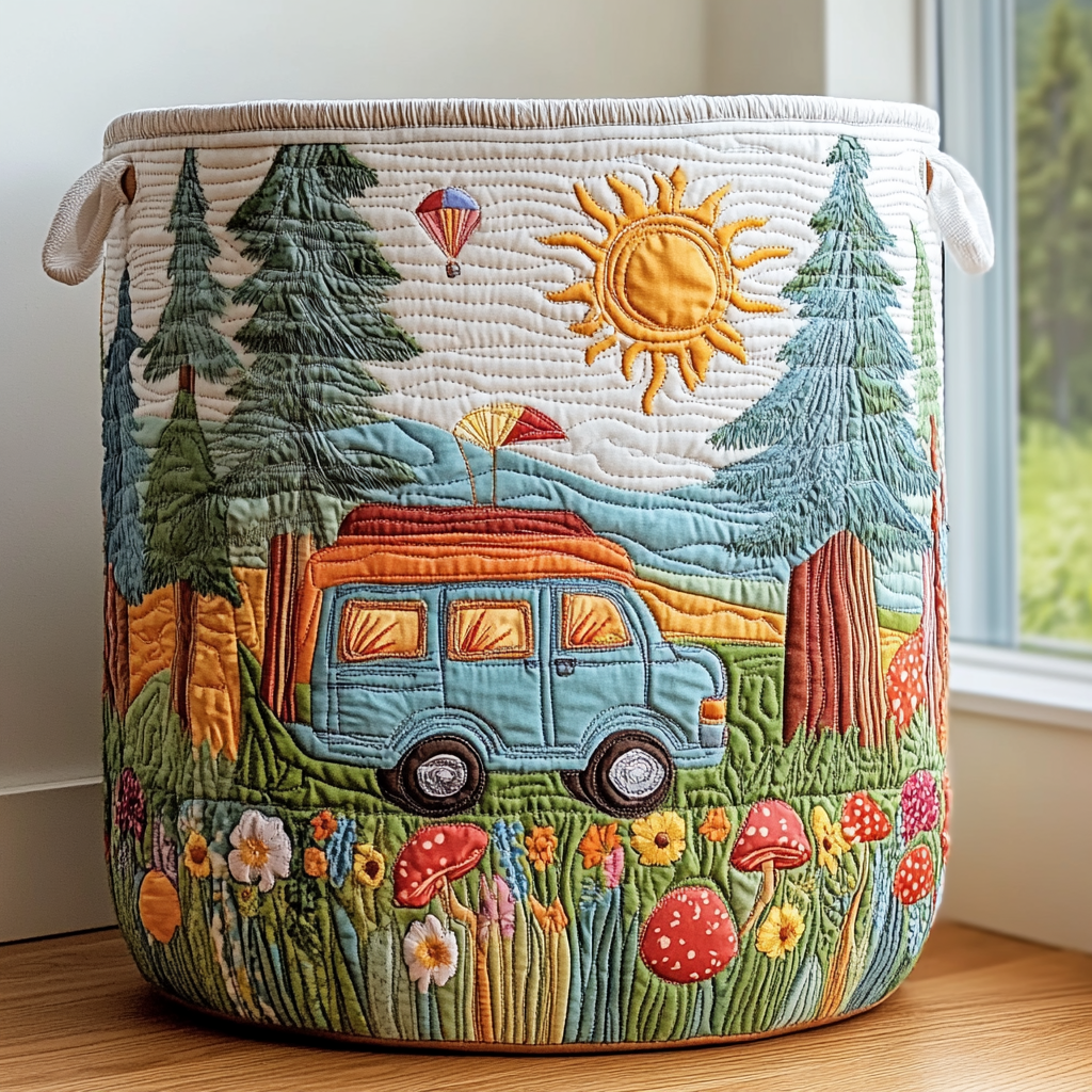 Cozy Laundry Basket - Tranquil Voyage