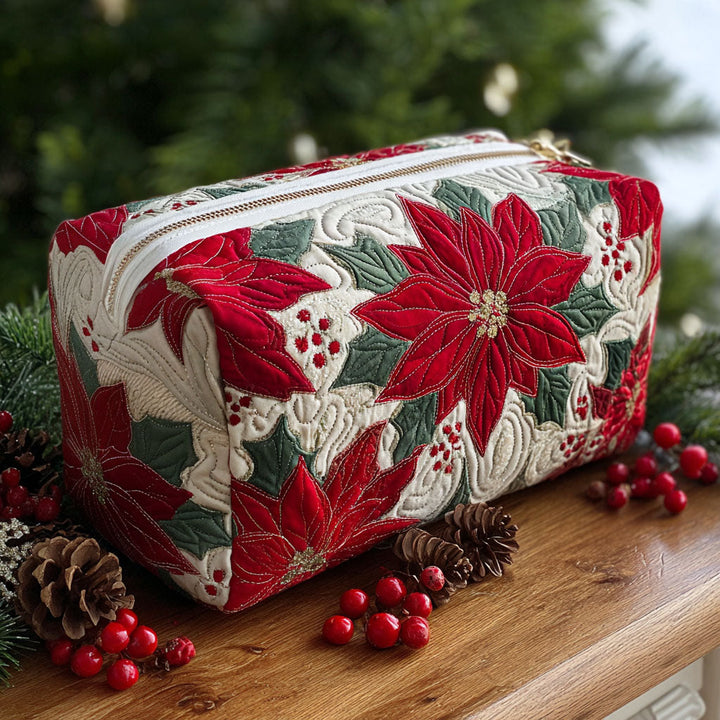 Mila - Christmas Star Quilted Toiletry Bag