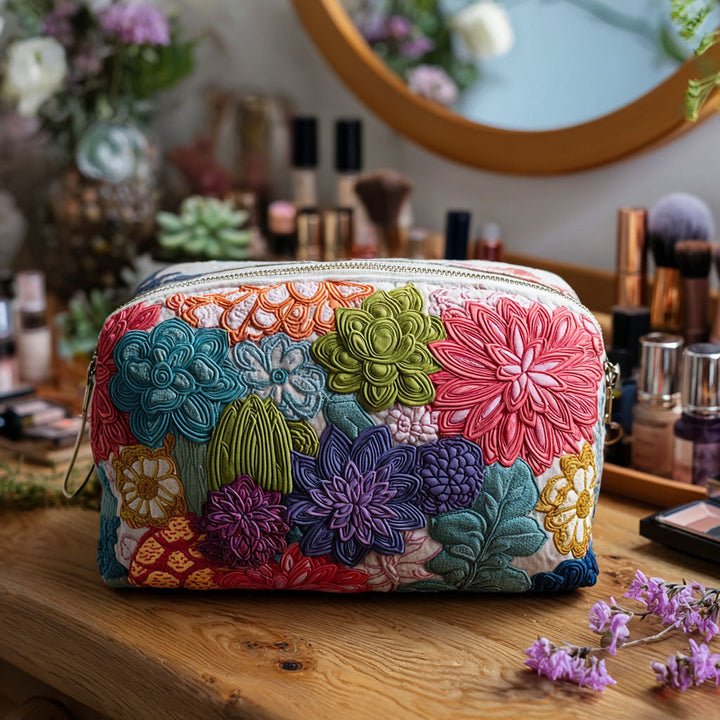 Nadia Garden Quilted Toiletry Bag