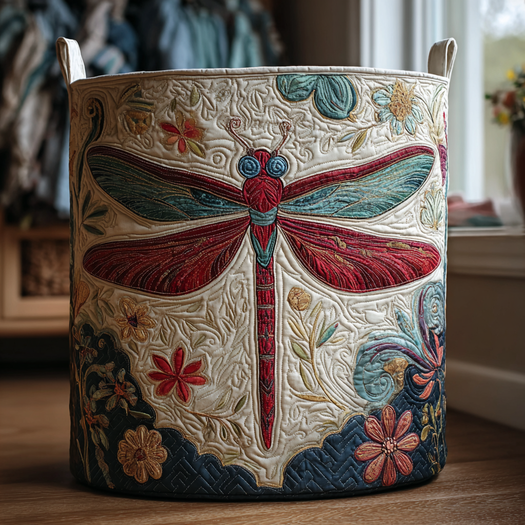 Dragonfly Pure Dressed Laundry Basket