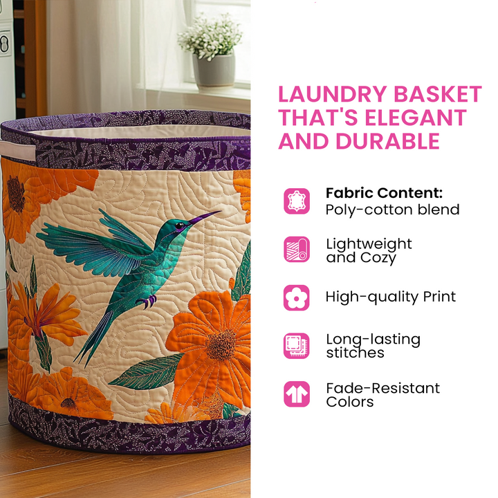 Forest Upholstered Laundry Hamper
