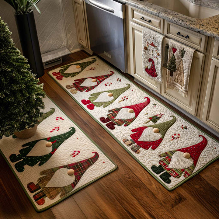 Nova Kitchen Mat in Red and Green