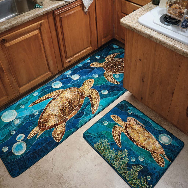 Kirsten Coral Reef Kitchen Mat