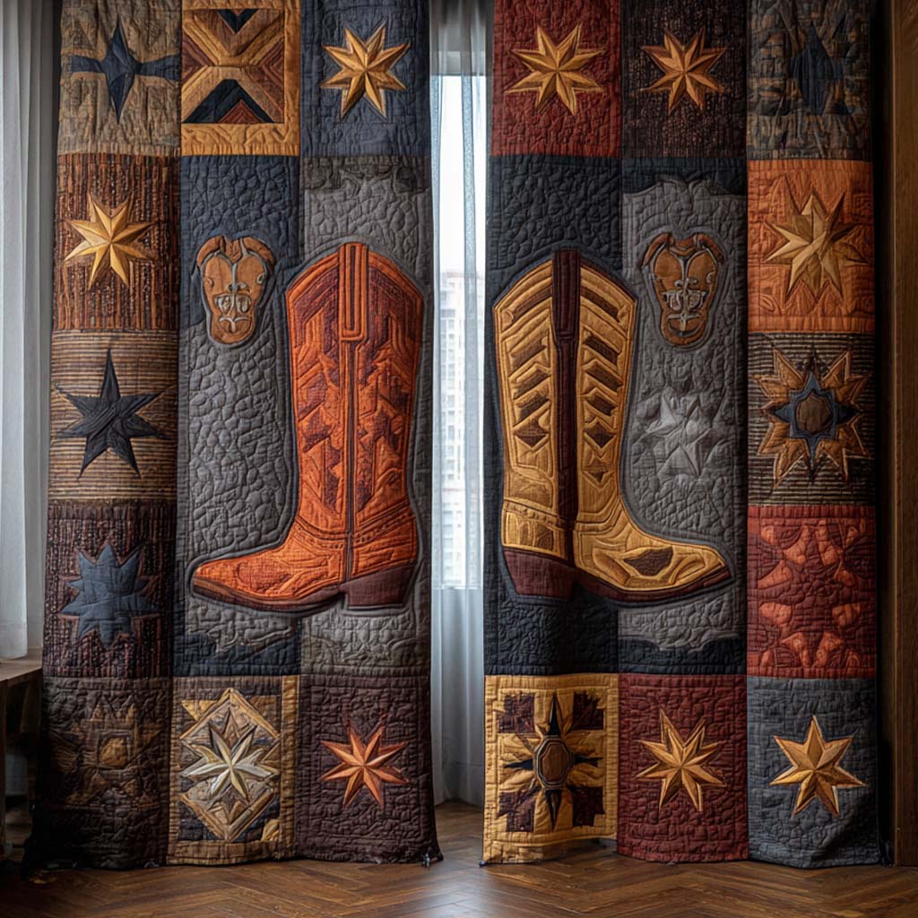 Lieke - Rodeo Patchwork Quilted Curtains
