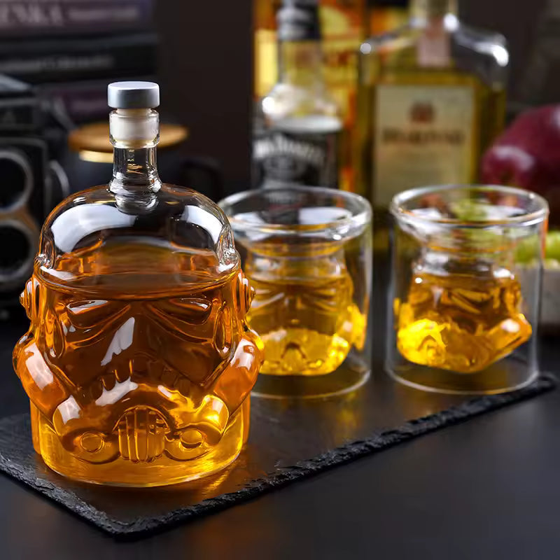 Whiskey Decanter Set with Glass