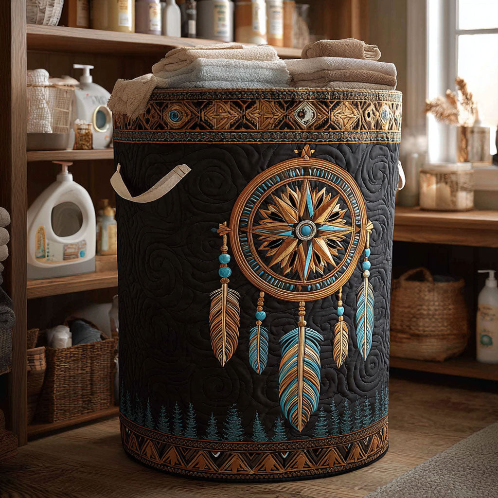 Holy Dreams Fabric Laundry Hamper