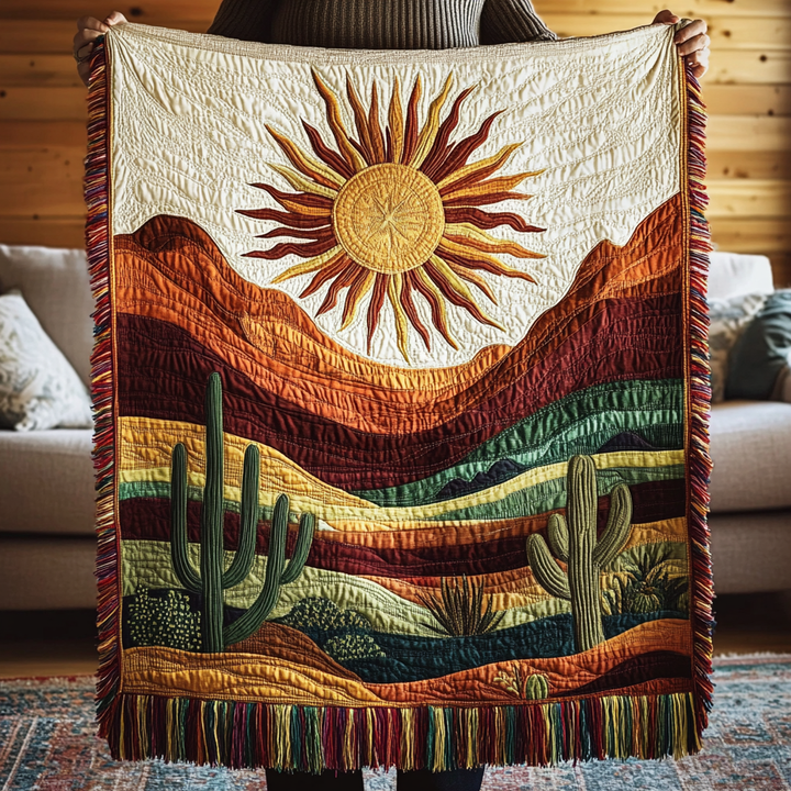 Yara - Saguaro Magic Quilted Blanket