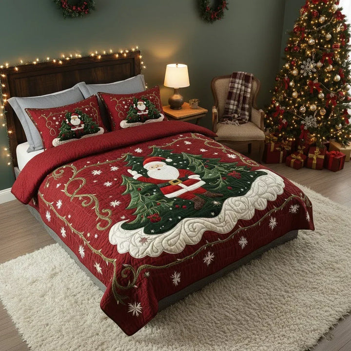Santa's Workshop 3-Piece Mattress Bedding Set
